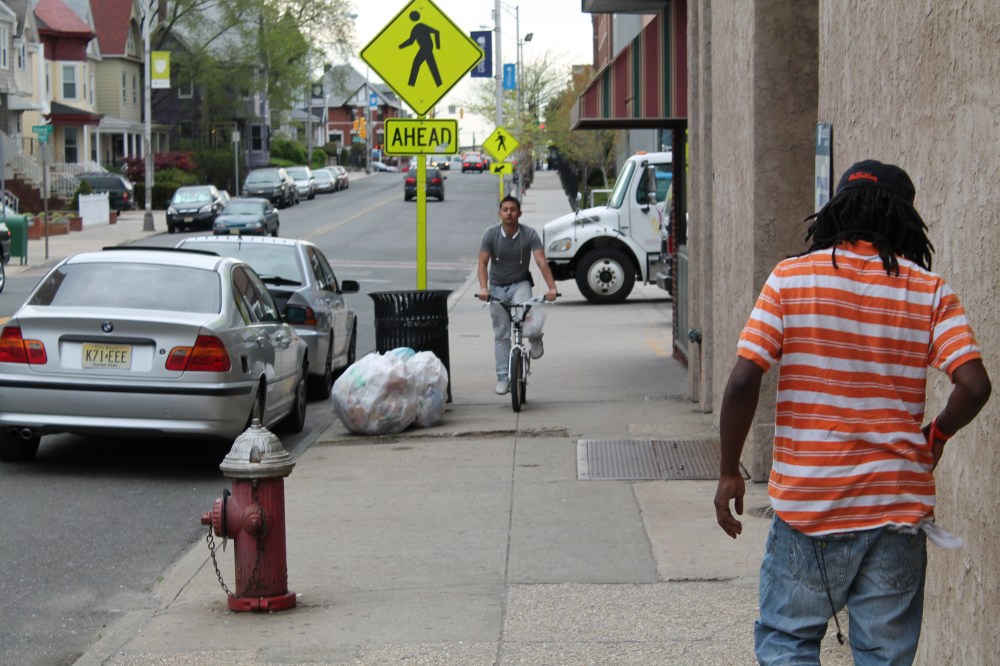 A picture of Montgomery Street between John F. Kennedy Boulevard and Bergen Ave. 